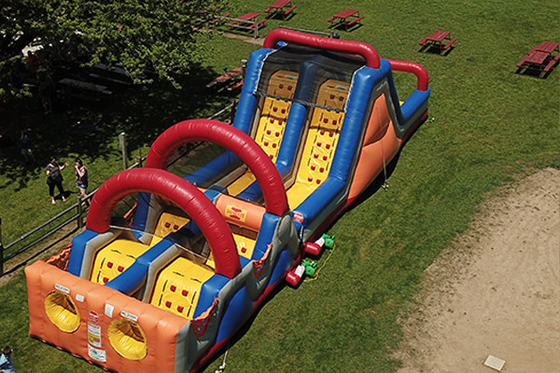 Inflatable Obstacle Courses Run Bouncy Obstacle Course Rental For Adults