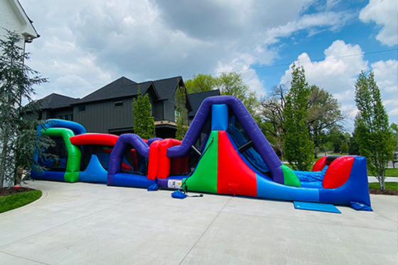 Hire Inflatable Obstacle Course Outdoor Commercial Large Inflatable Obstacle Courses