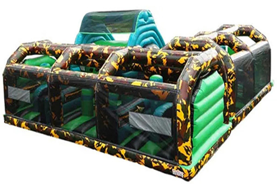 Army Inflatable Obstacle Courses Backyard Bouncy Castles Obstacle Course For Rent