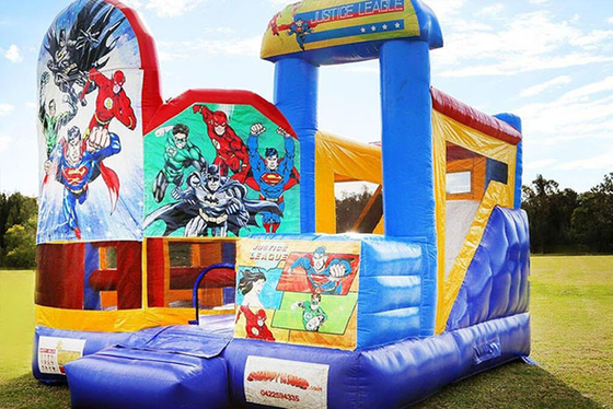 Inflatable Juming Castle Combo Outdoor Hire Inflatable Bouncy Castle With Slide