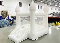 White Mini Inflatable Bouncer Outdoor Indoor Kids Birthday Party Bouncy Castle House