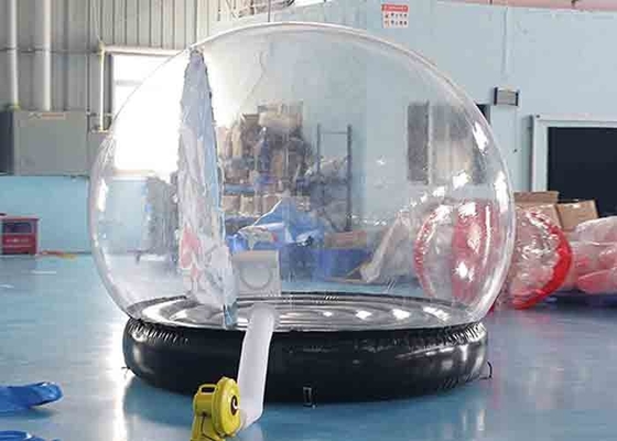 Inflatable Snow Globe Christmas Decoration Transparent Dome Bubble Tent With Air Blower