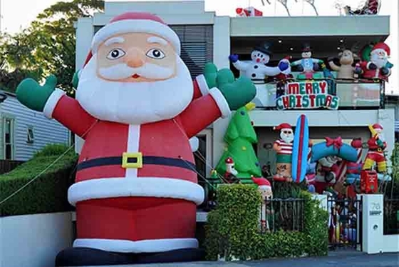 Inflatable Santa Claus Giant Inflatable Christmas Decorations Santa Inflatables