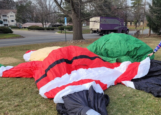 Santa Blow Up Christmas Decorations Giant Inflatable Santa Claus Inflatables