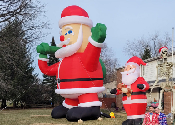 Santa Blow Up Christmas Decorations Giant Inflatable Santa Claus Inflatables