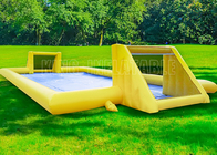 Football Field Outdoor Inflatable Sports Games 0.55mm PVC Waterproof Inflatable Soccer Field For Kids