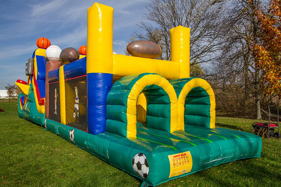 Giant Inflatable Obstacle Courses Customized Bouner Obstacle Course Races For Rental