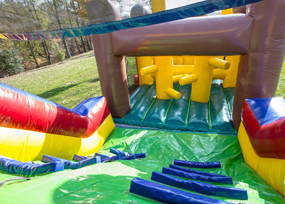 Giant Inflatable Obstacle Courses Customized Bouner Obstacle Course Races For Rental