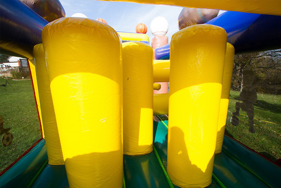 Giant Inflatable Obstacle Courses Customized Bouner Obstacle Course Races For Rental