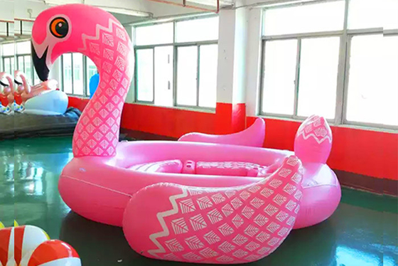 Giant Pink Inflatable Flamingo Pool Float Outdoor Lake Adults Float Inflatable For Party