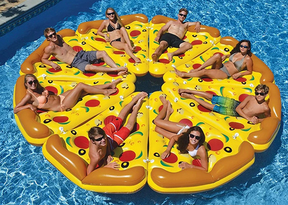 Inflatable Pizza Giant Pool Float Mattress Water Party Swimming Beach Bed Sunbathe Mat