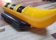 Banana Boat Inflatable 0.9mm PVC 3 Person Blow Up Water Toys For Lake And Sea