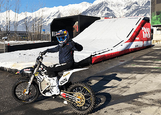 Outdoor Extreme Sports Bike Landng Airbags For MTB BMX & Skate
