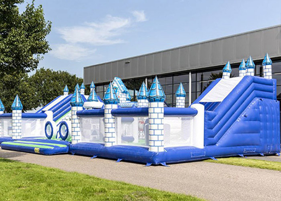 Giant Inflatable Obstacle Courses Bouncer Fun Time For Adults Rental