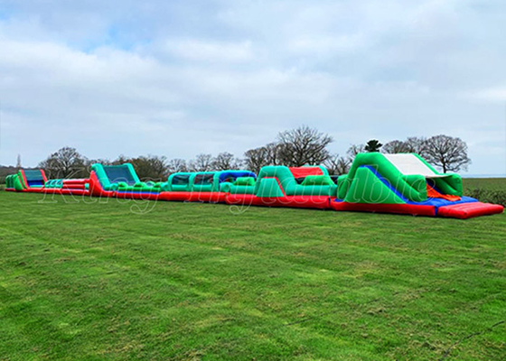 Tarpauline Inflatable Obstacle Courses Outdoor Boot Camp Inflatable Equipment