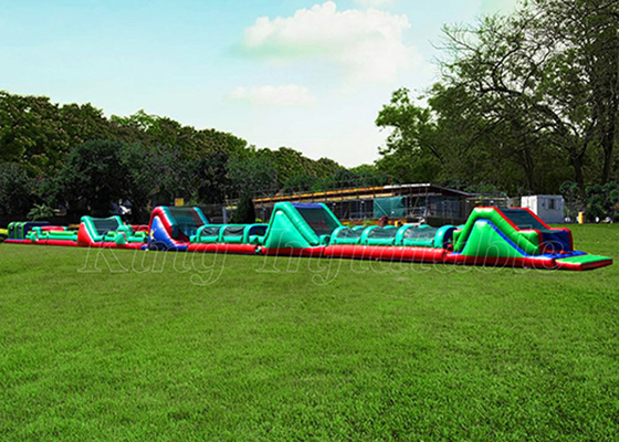 Tarpauline Inflatable Obstacle Courses Outdoor Boot Camp Inflatable Equipment