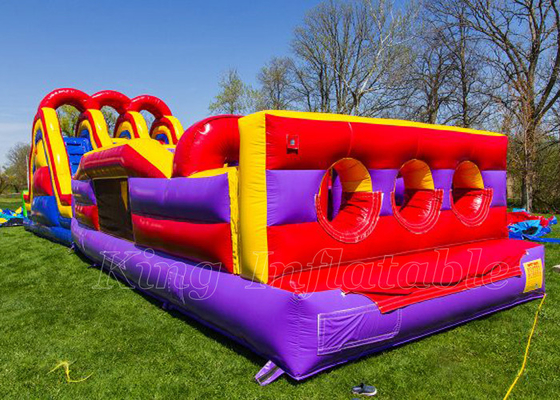 Kids Obstacle Course Equipment Inflatable PVC Waterproof Rush Challenge Obstacle