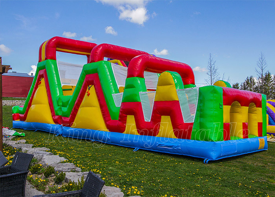 Inflatable Obstacle Courses Bouncer Customized Size Bounce House Obstacles For Kids