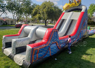 Backyard Obstacle Course Bounce House PVC Blue Largest Inflatable Obstacle Course Run