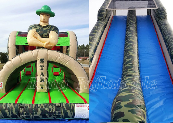 Inflatable Obstacle Courses Hire  PVC Tarpaulin Blow Up Obstacle Course Rental For Adults