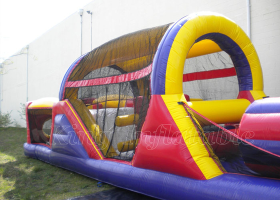 Inflatable Bounce House Obstacle Course PVC Sport Game Obstacle Course For Adults