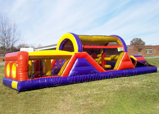 Inflatable Bounce House Obstacle Course PVC Sport Game Obstacle Course For Adults