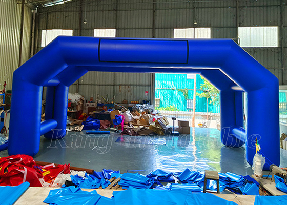 Inflatable Arches Blue PVC Outdoor Blow Up Advertising Arhway