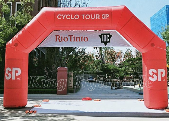 Advertising Air Tight Sealed Race Running Start Finish Line Inflatable Air Arch Archway