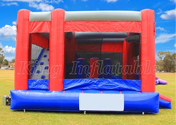 Kids Bounce House Combo Bouncer Jumper Spiderman Inflatable Castle With Slide