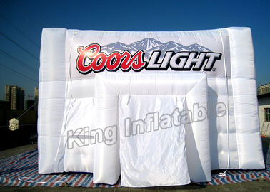 Waterproof  Sewn White PVC Inflatable Event Tent Fast Inflated For Activity