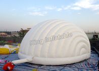 White Shell PVC Tarpaulin Inflatable Event Tent Wedding Golf Tent 5.0*3.8*4.0m