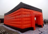 CE Inflatable Party Floating House Inflatable Event Tent With Orange Color Double Layers Design