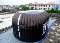 Black Advertising Inflatable Open Tent Photo Booth Logo Printing For Trade Show