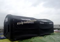 Camping Rental Inflatable PVC Tent HD Digital Printing With Black PVC Coated Nylon