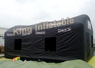 Camping Rental Inflatable PVC Tent HD Digital Printing With Black PVC Coated Nylon