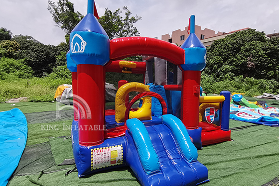 Inflatable Bounce House Double Slide Kids Birthday Party Bouncy Castle Bouncer Combo