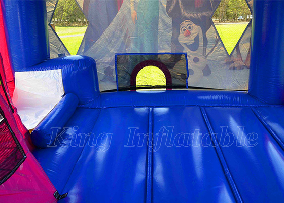 Frozen Elsa Jumping Castle Outdoor Game Inflatable Bounce House For Boys Girls