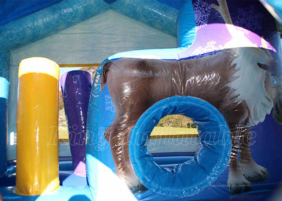 Frozen Inflatable Bouncer Bouncy Castle Commercial PVC Bounce House For Kids Party