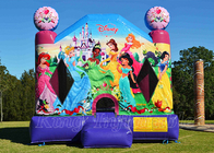 Disney Princess Inflatable Bouncing Castle Outdoor Parties Juming Bounce House For Girls
