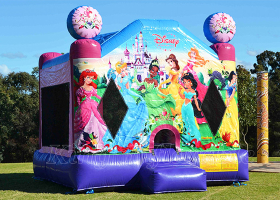 Disney Princess Inflatable Bouncing Castle Outdoor Parties Juming Bounce House For Girls