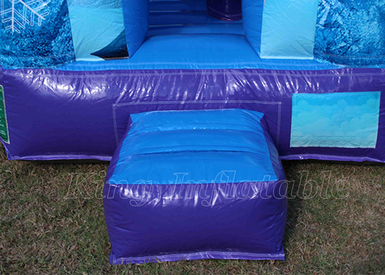 Frozen Giant Inflatable Castles Fun Game Obstacles Climb Areas Slides Jumping Castle