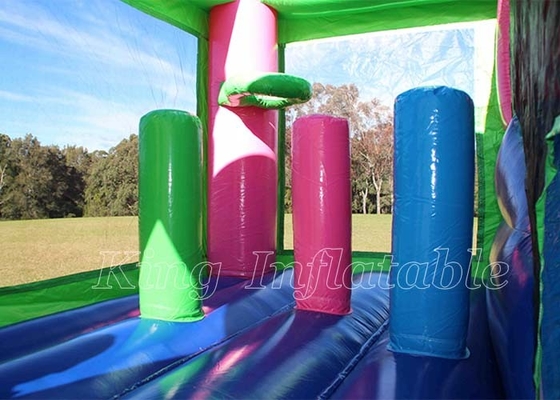 Outdoor Commercial PVC Inflatable Bouncer House Peppa Pig Jumping Bouncy Castle Combo