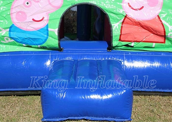 Outdoor Commercial PVC Inflatable Bouncer House Peppa Pig Jumping Bouncy Castle Combo