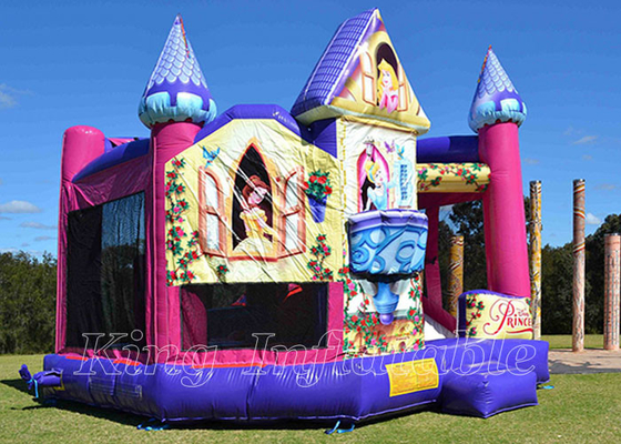 Princess Jumping Castle Outdoor Kids Party Inflatable Bounce House Combo For Hire