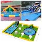 Large Bear Inflatable Water Park Plato 0.55mm PVC Tarpaulin For Water Sports