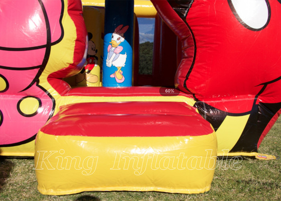 Mickey And Minnie Jumping Castle Commercial Event Kids Party Inflatable Bouncer House