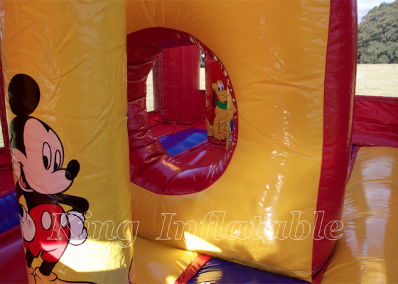 Mickey And Minnie Jumping Castle Commercial Event Kids Party Inflatable Bouncer House