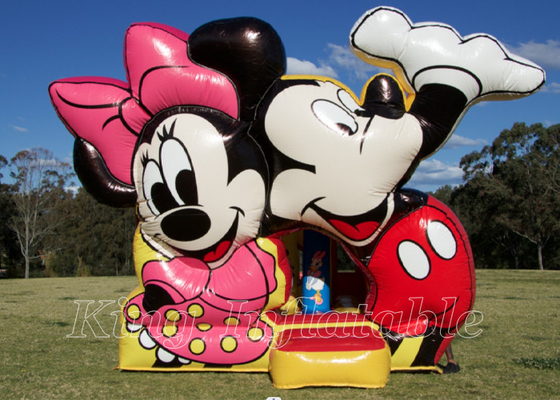 Mickey And Minnie Jumping Castle Commercial Event Kids Party Inflatable Bouncer House