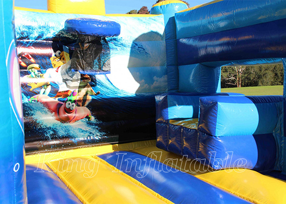 Outdoor Party Inflatable Bouncer House Bounce Spongebob Jumping Bouncy Castle For Hire