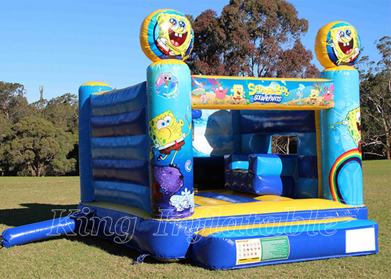 Outdoor Party Inflatable Bouncer House Bounce Spongebob Jumping Bouncy Castle For Hire